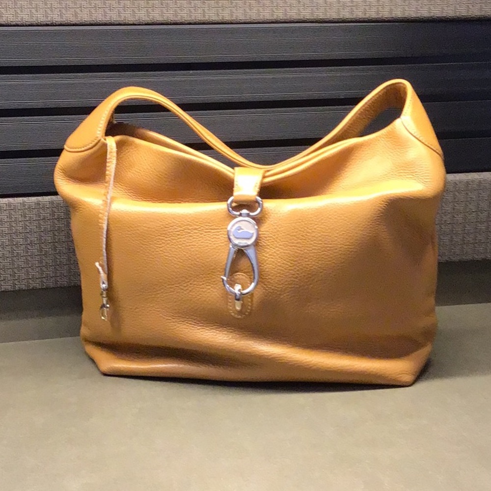 Dooney & Burke Logo Lock Shoulder Bag Brand New